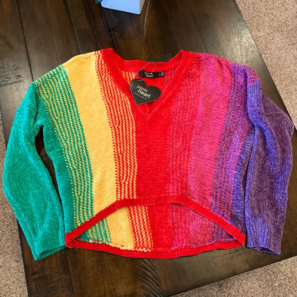 New with tag paper heart...size Medium